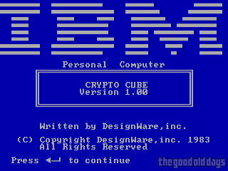 Crypto Cube (1983)